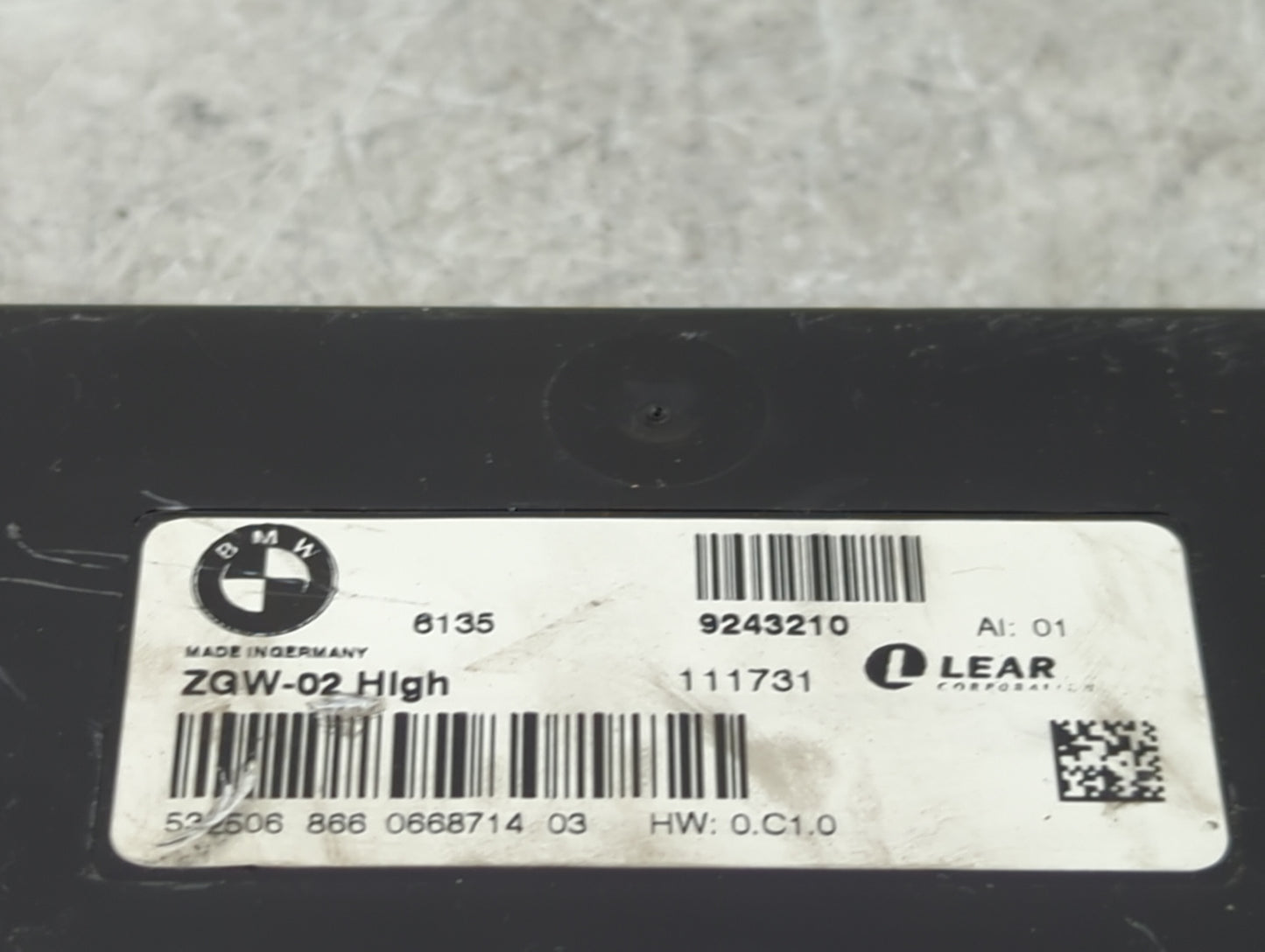 2012-2018 Bmw 640i Gateway Control Module - Oemusedautoparts1.com