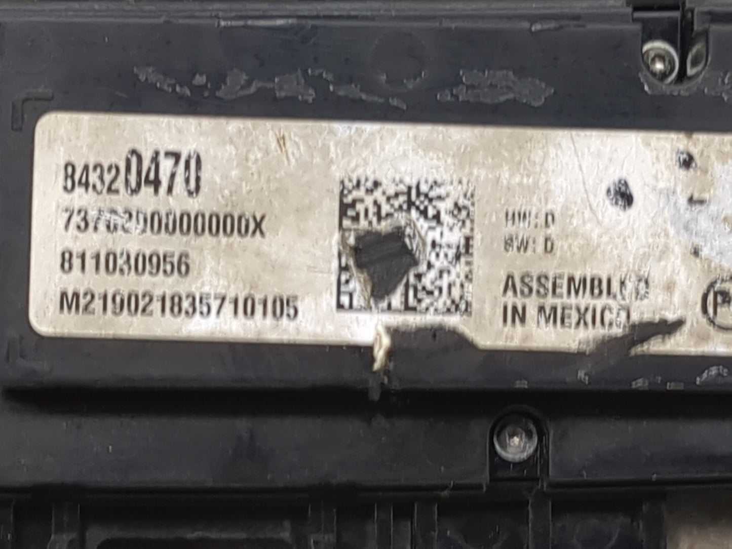 2018-2020 Buick Enclave Climate Control Module Temperature AC/Heater Replacement P/N:84320470 Fits Fits 2018 2019 2020 OEM U