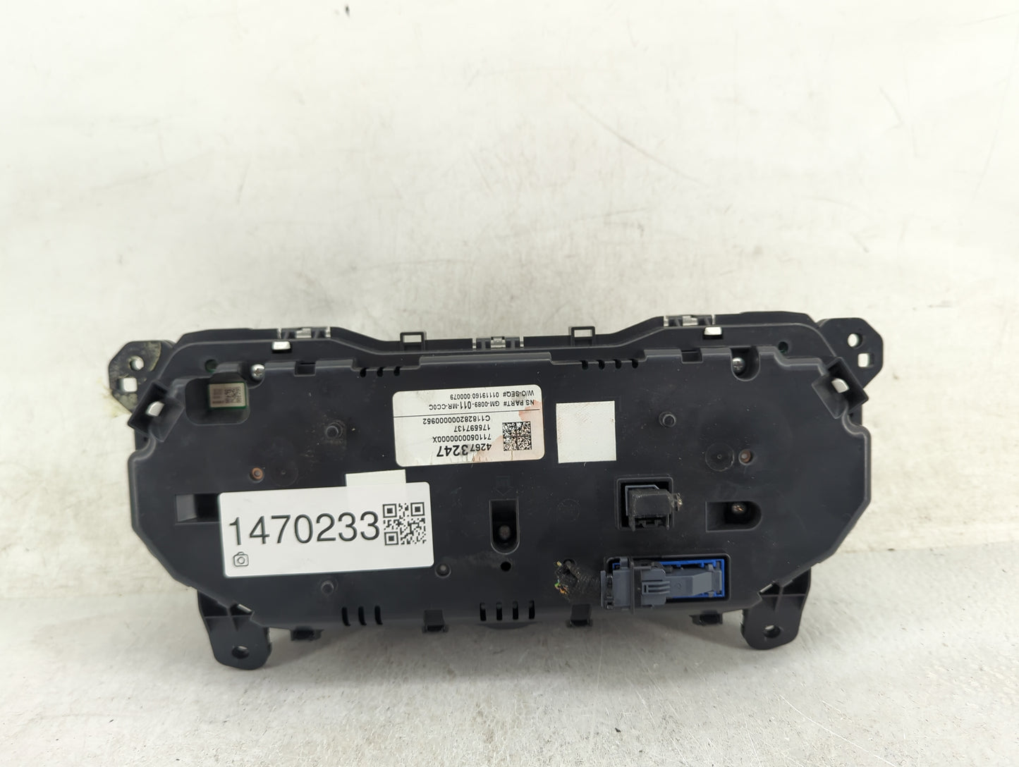 2019-2021 Buick Encore Instrument Cluster Speedometer Gauges P/N:42673247 GM-0089-011-MR-CCOC Miles:49K Fits Fits 2019 2020