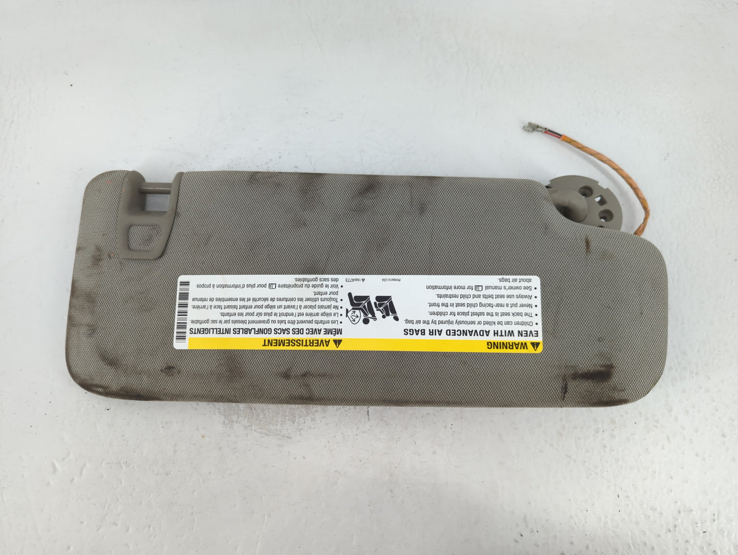 2014-2019 Cadillac Cts Sun Visor Shade Replacement Driver Left Mirror Fits Fits 2014 2015 2016 2017 2018 2019 OEM Used Auto