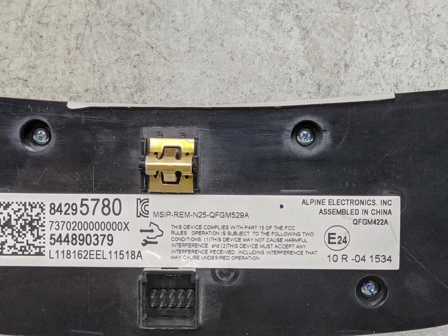2018-2020 Cadillac Xt5 Climate Control Module Temperature AC/Heater Replacement P/N:84295780 MSIP-REM-N25-QFGM529A Fits OEM