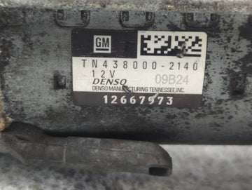 2017-2020 Cadillac Xt5 Car Starter Motor Solenoid OEM P/N:12667973 TN438000-2140 Fits Fits 2016 2017 2018 2019 2020 2021 2022 OEM Used Auto Parts