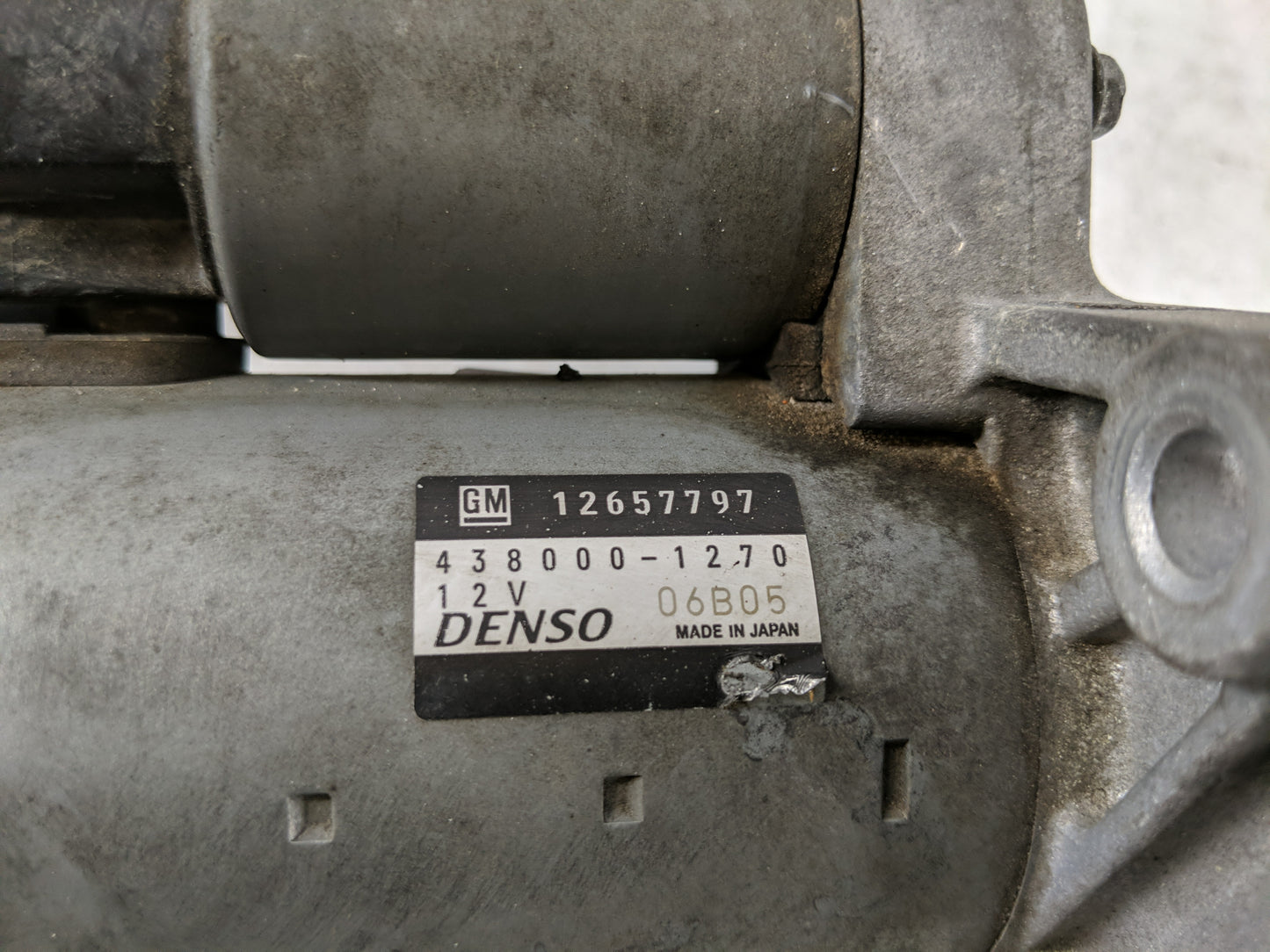 2015-2022 Chevrolet Colorado Car Starter Motor Solenoid OEM P/N:438000-1270 42657797 Fits OEM Used Auto Parts - Oemusedautop