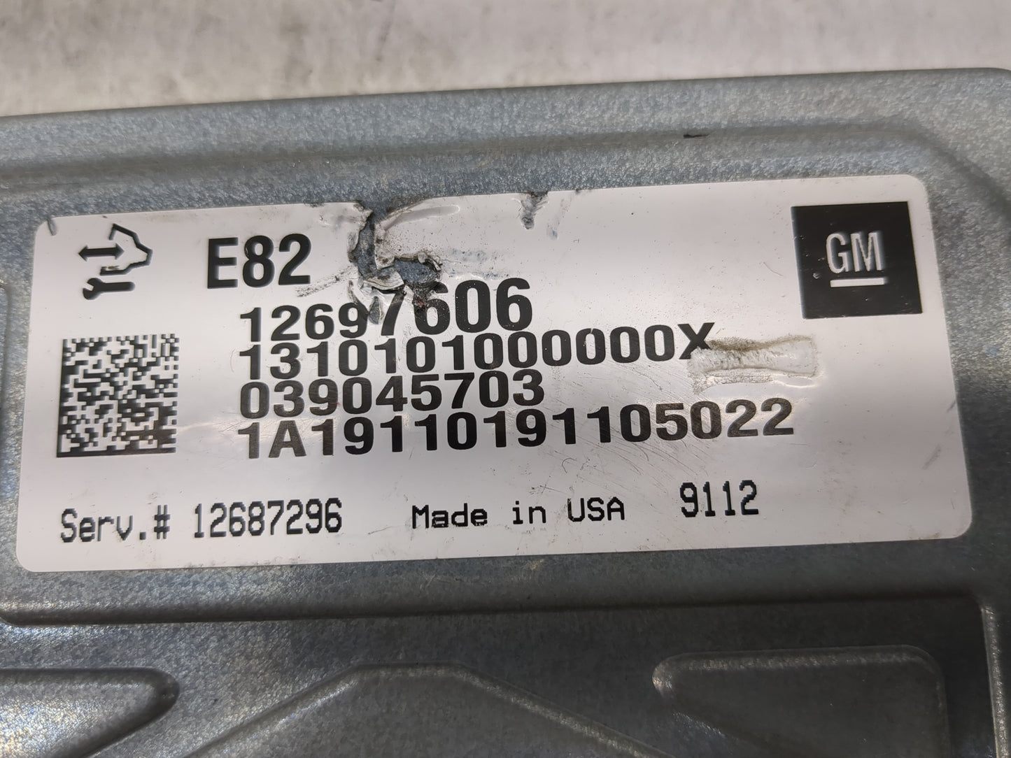 2017-2022 Chevrolet Colorado PCM Engine Control Computer ECU ECM PCU OEM P/N:039045703 12697606 Fits OEM Used Auto Parts - O