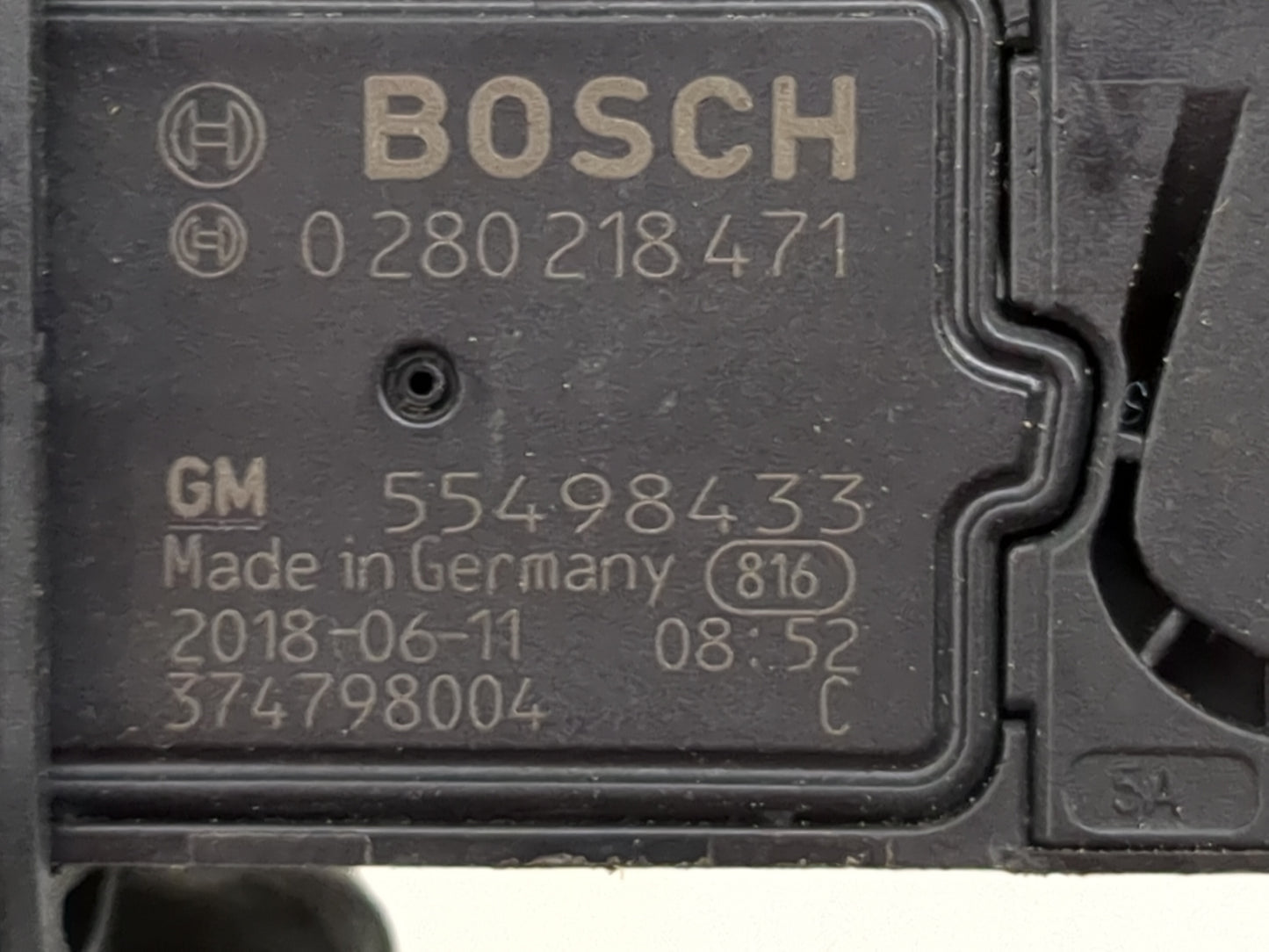 2018-2019 Chevrolet Cruze Mass Air Flow Meter Maf 1485851 - Oemusedautoparts1.com
