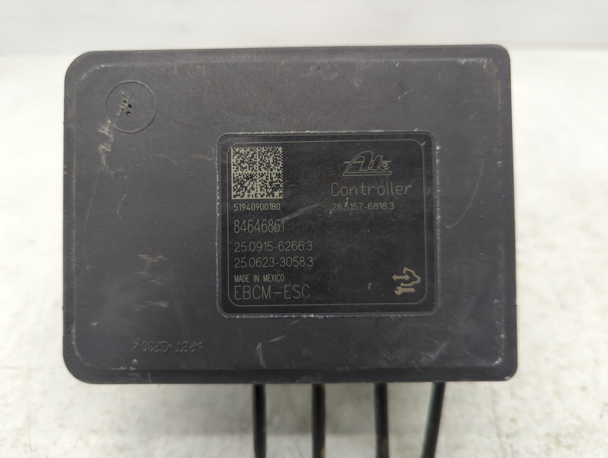2018-2019 Chevrolet Equinox Anti-Lock Brake ABS Pump Module Actuator OEM P/N:84646849 Fits Fits 2018 2019 2020 2021 OEM Used