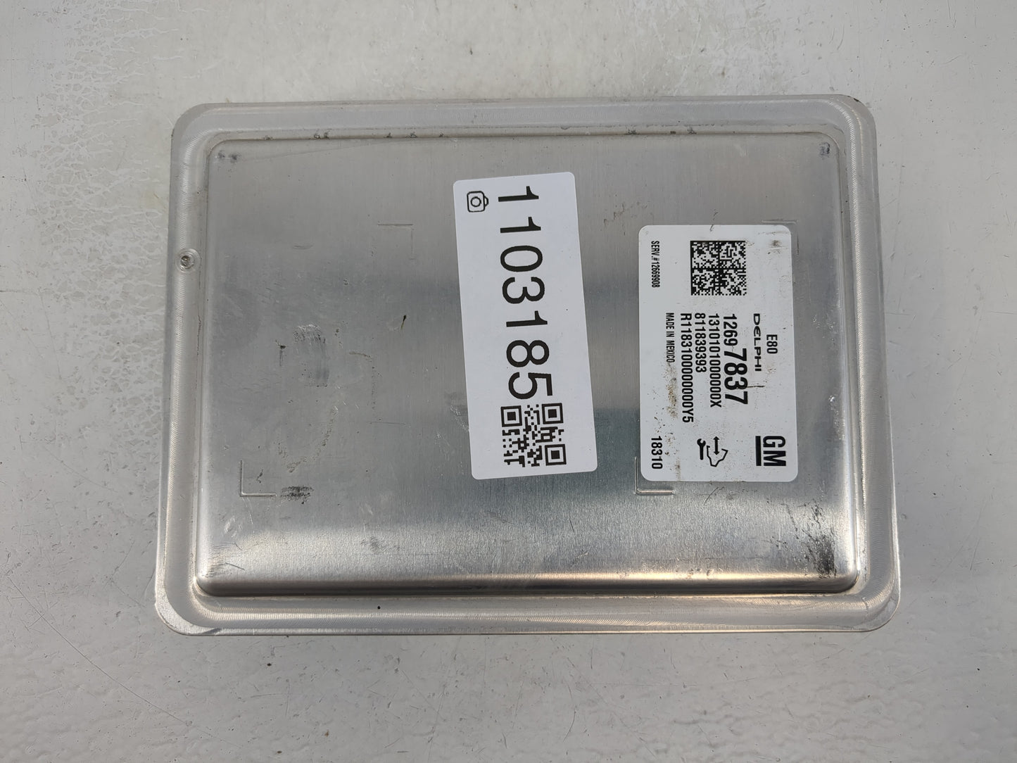 2019 Chevrolet Equinox PCM Engine Control Computer ECU ECM PCU OEM P/N:12697837 Fits Fits 2016 2017 2018 OEM Used Auto Parts