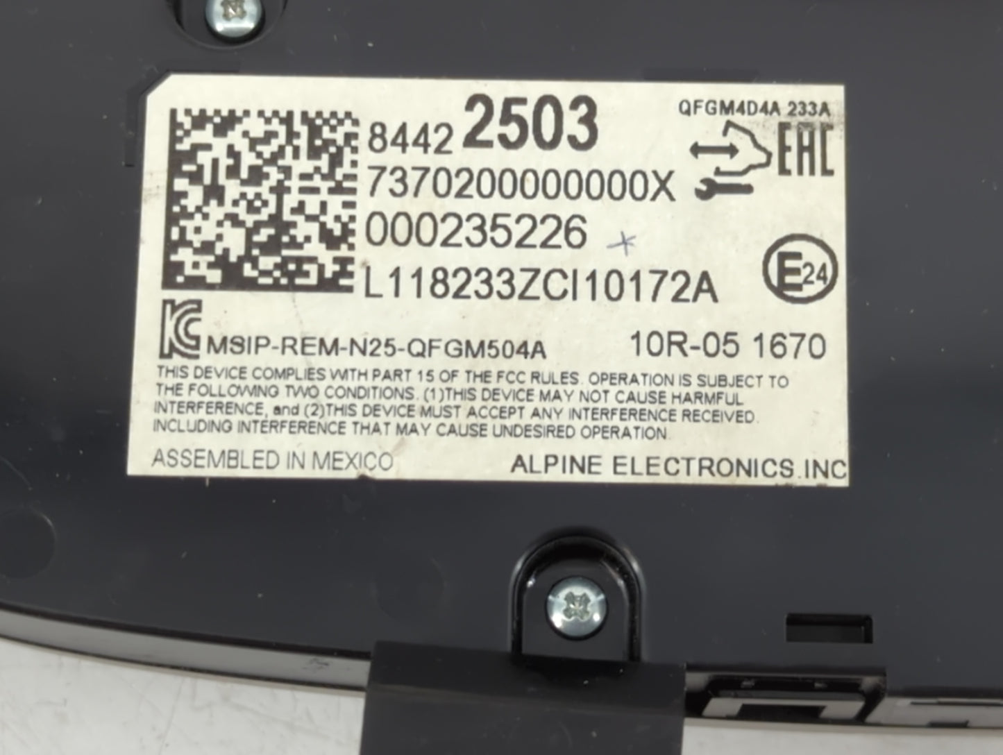 2019-2021 Chevrolet Equinox Climate Control Module Temperature AC/Heater Replacement P/N:84422503 Fits Fits 2019 2020 2021 O