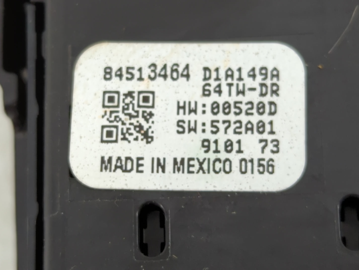 2018-2022 Chevrolet Equinox Master Power Window Switch Replacement Driver Side Left P/N:84513464 Fits OEM Used Auto Parts -