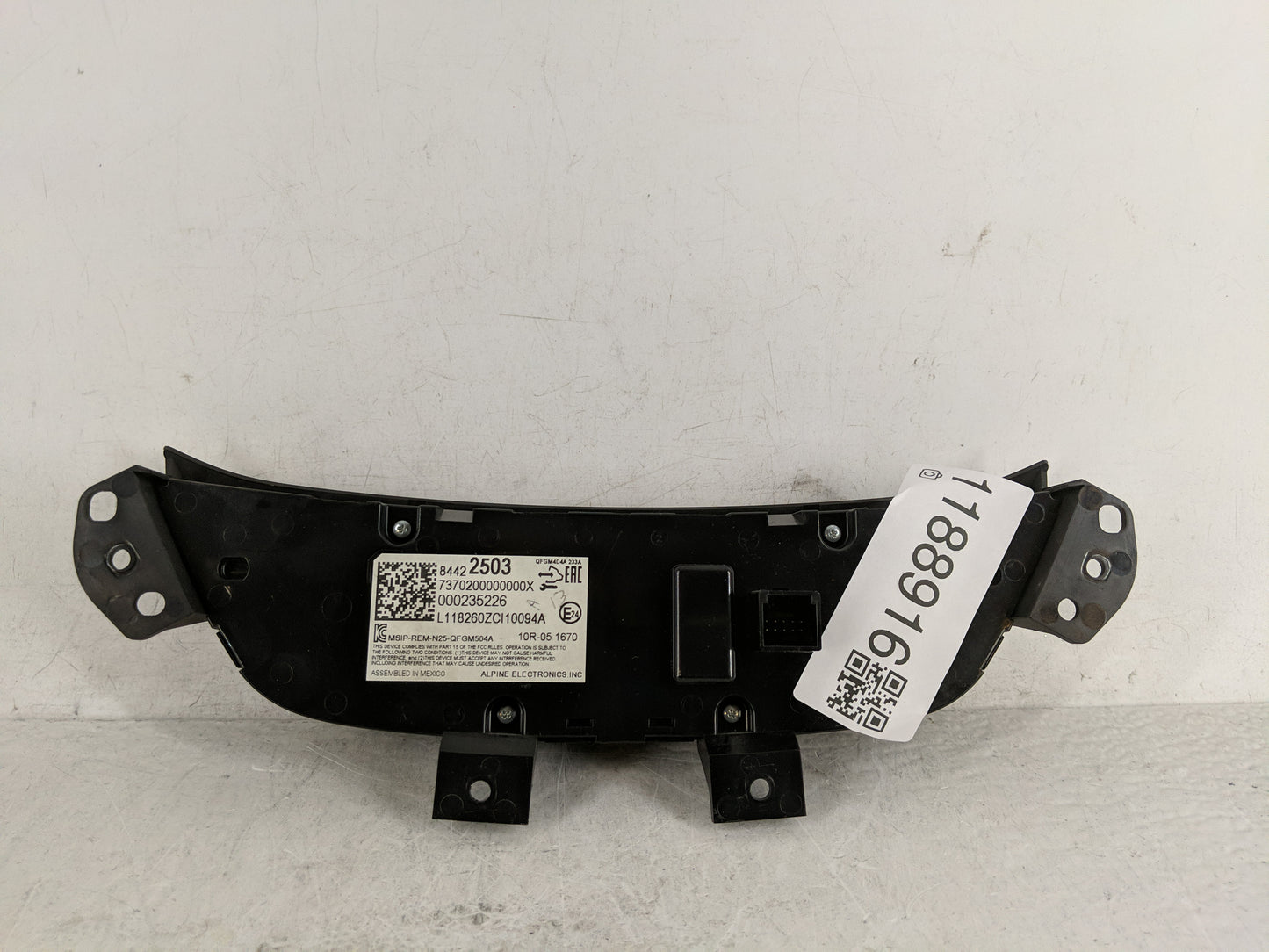 2019-2021 Chevrolet Equinox Climate Control Module Temperature AC/Heater Replacement P/N:84422503 Fits Fits 2019 2020 2021 O
