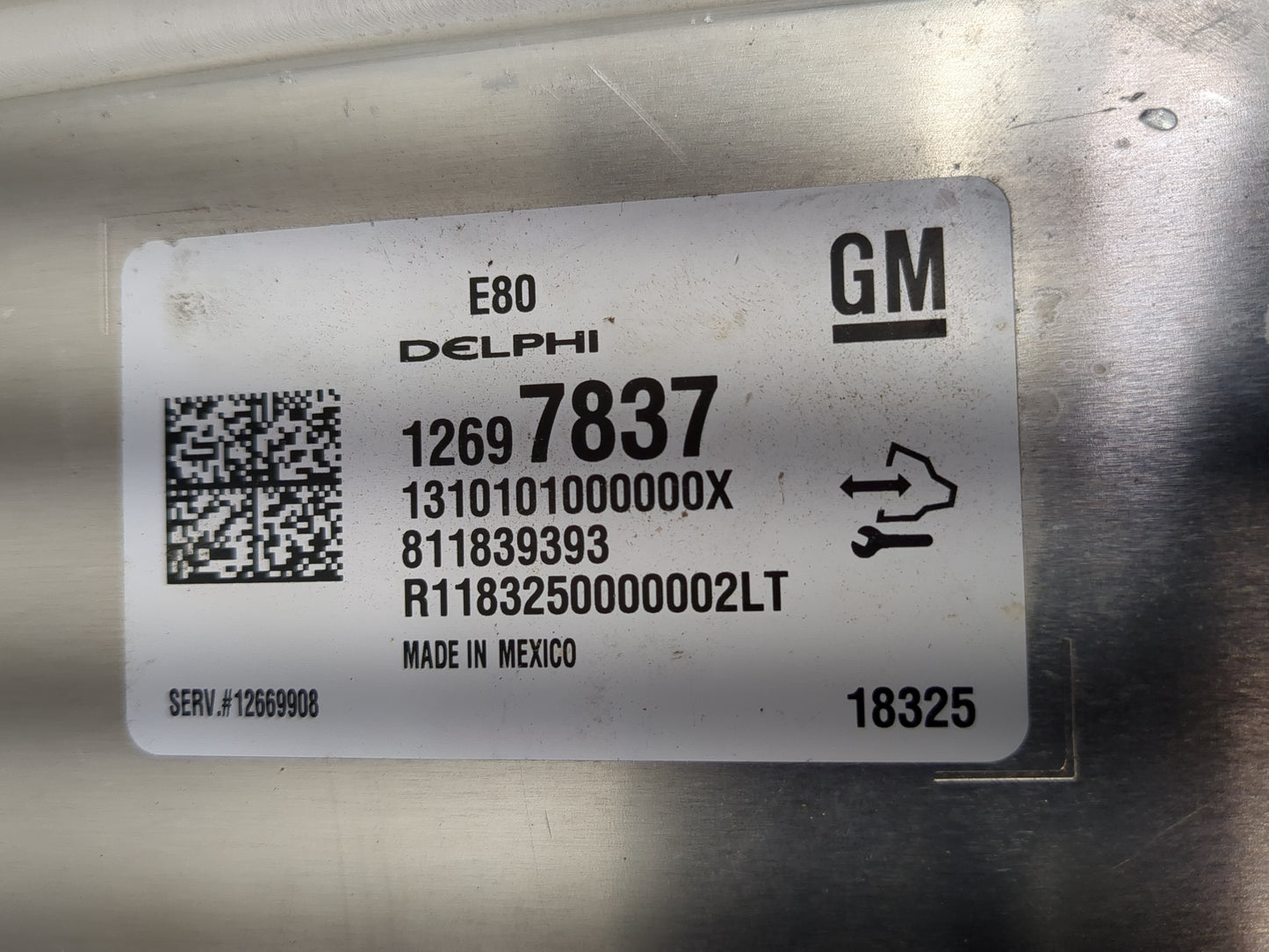 2018-2020 Chevrolet Equinox PCM Engine Control Computer ECU ECM PCU OEM P/N:811839393 12697837 Fits OEM Used Auto Parts - Oe