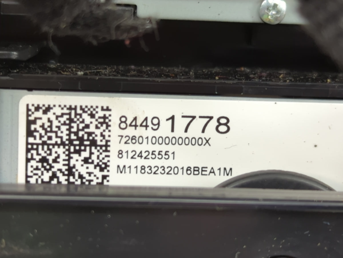 2019-2019 Chevrolet Equinox Information Radio Display Screen Black 1434552 - Oemusedautoparts1.com