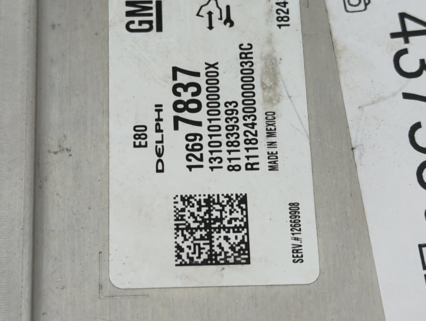 2018-2020 Chevrolet Equinox PCM Engine Control Computer ECU ECM PCU OEM P/N:12697837 12669908 Fits OEM Used Auto Parts - Oem