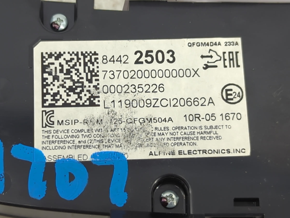 2019-2021 Chevrolet Equinox Climate Control Module Temperature AC/Heater Replacement P/N:84422503 7370200000000X Fits OEM Us
