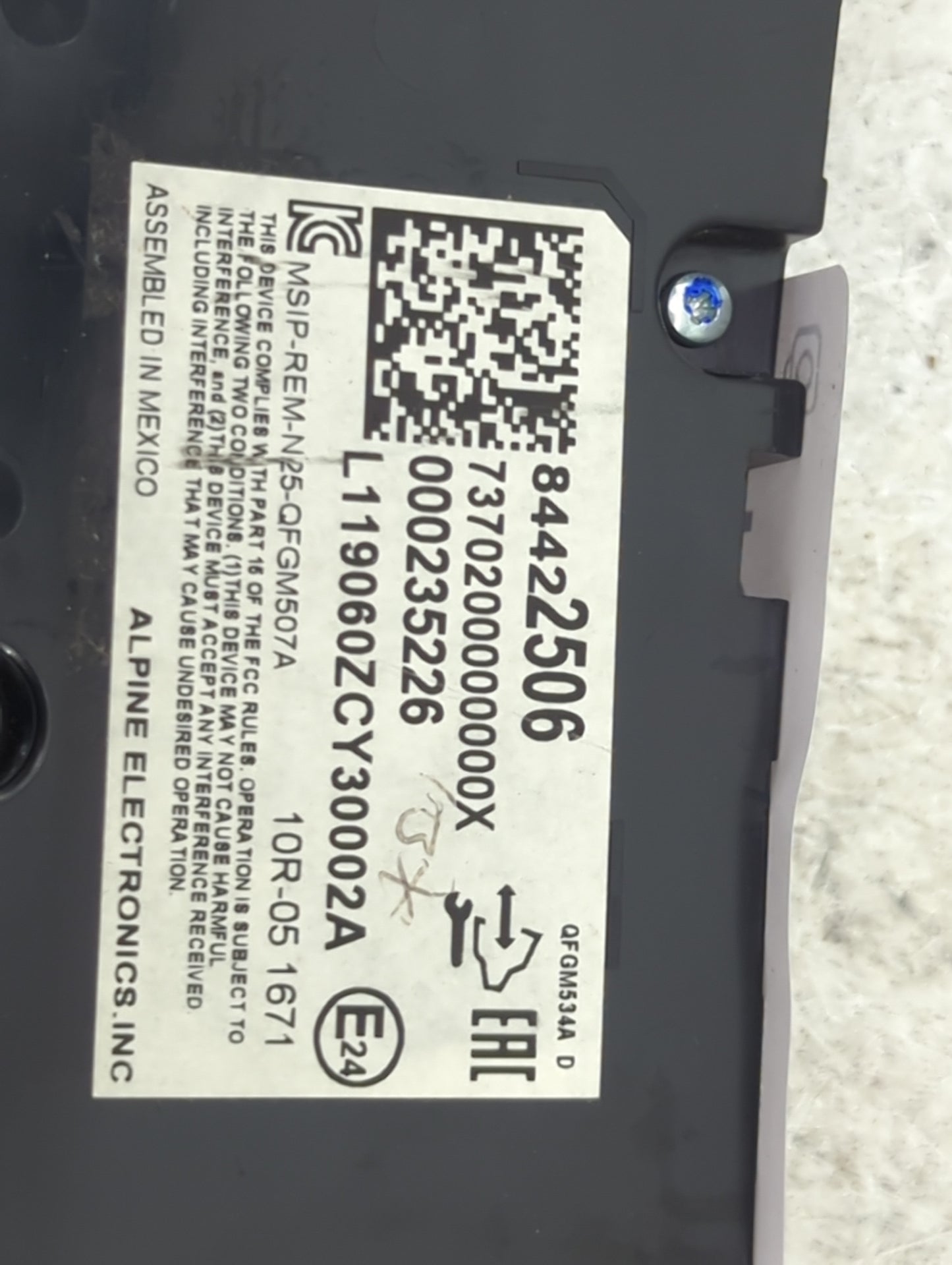 2018-2019 Chevrolet Equinox Climate Control Module Temperature AC/Heater Replacement P/N:84422506 737020000000000X Fits OEM