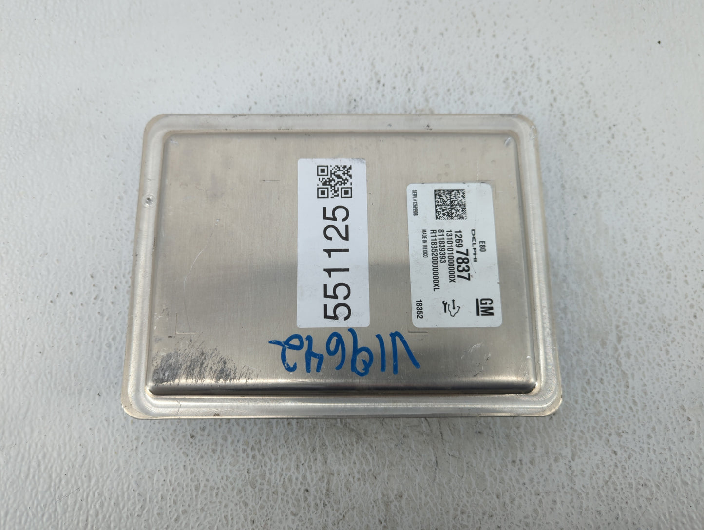 2018-2020 Chevrolet Equinox PCM Engine Control Computer ECU ECM PCU OEM P/N:12697837 Fits Fits 2017 2018 2019 2020 2021 2022