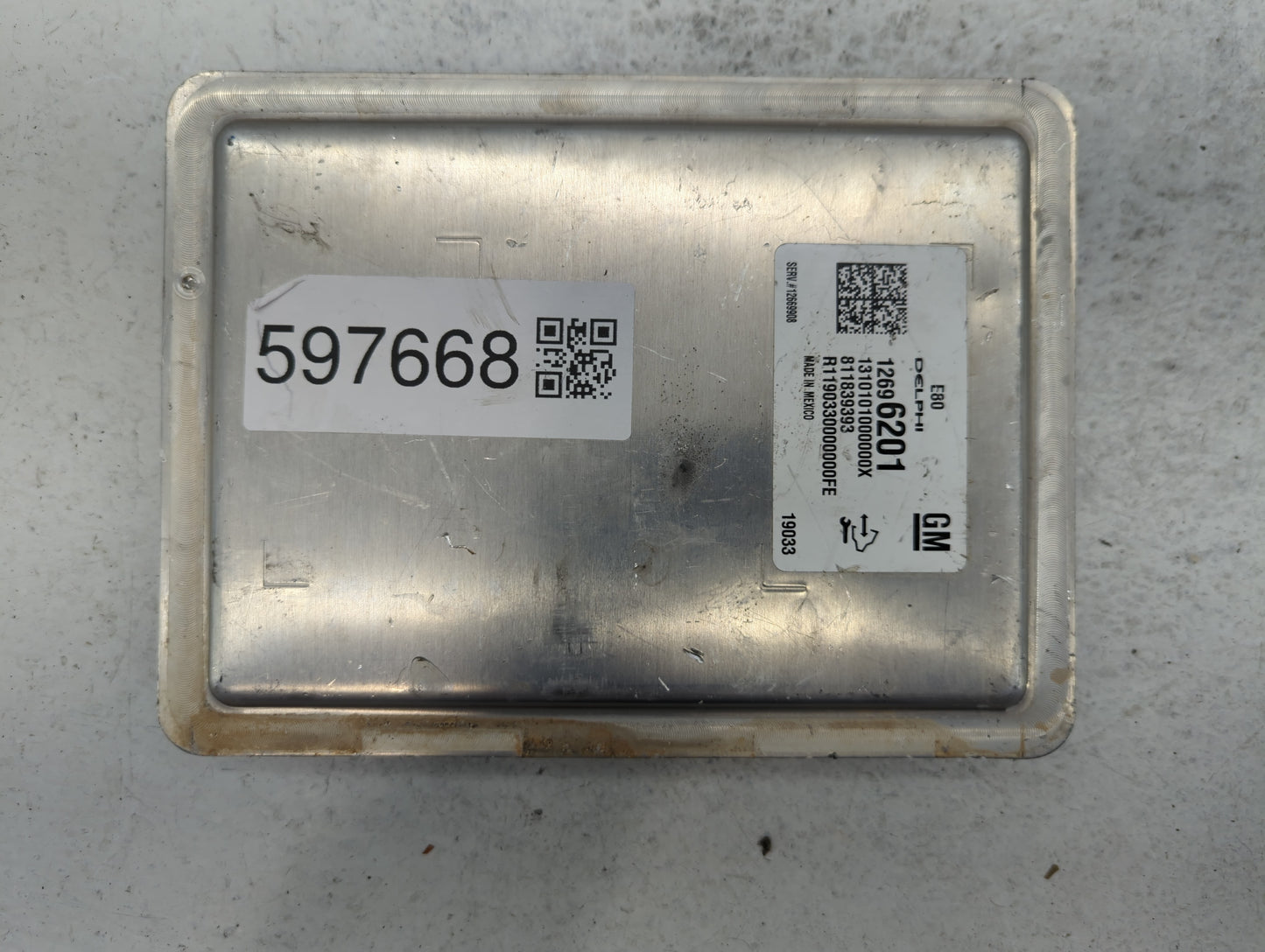 2019 Chevrolet Equinox PCM Engine Control Computer ECU ECM PCU OEM P/N:12692038 12697837, 12696201 Fits OEM Used Auto Parts