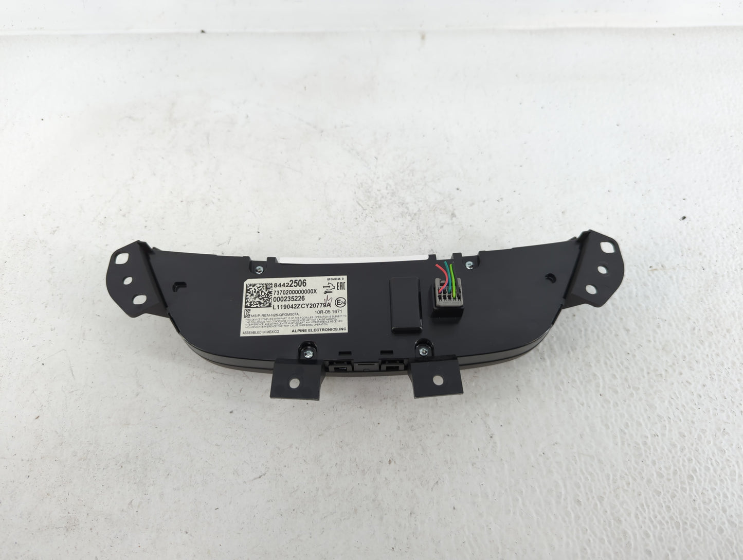 2019-2021 Chevrolet Equinox Climate Control Module Temperature AC/Heater Replacement P/N:84422506 Fits Fits 2019 2020 2021 O
