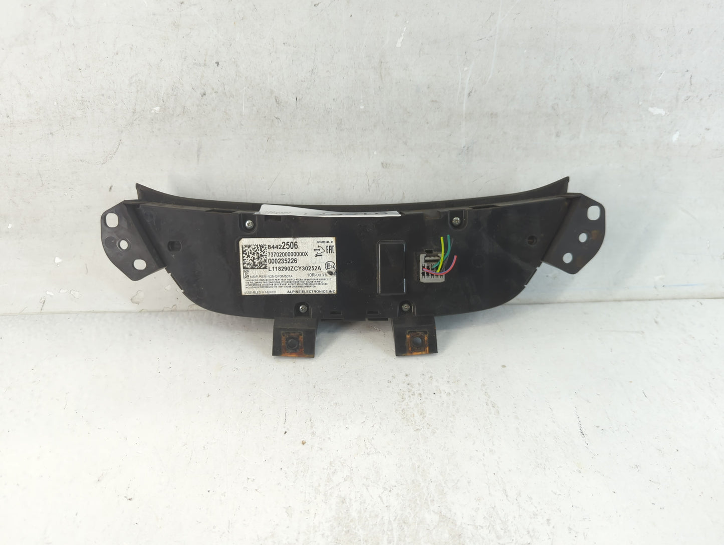 2019-2021 Chevrolet Equinox Climate Control Module Temperature AC/Heater Replacement P/N:84422506 Fits Fits 2019 2020 2021 O