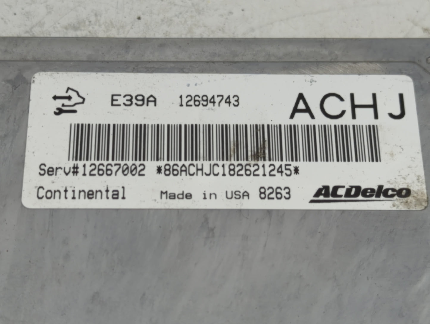 2017-2020 Chevrolet Impala PCM Engine Control Computer ECU ECM PCU OEM P/N:12694743 Fits Fits 2017 2018 2019 2020 OEM Used A