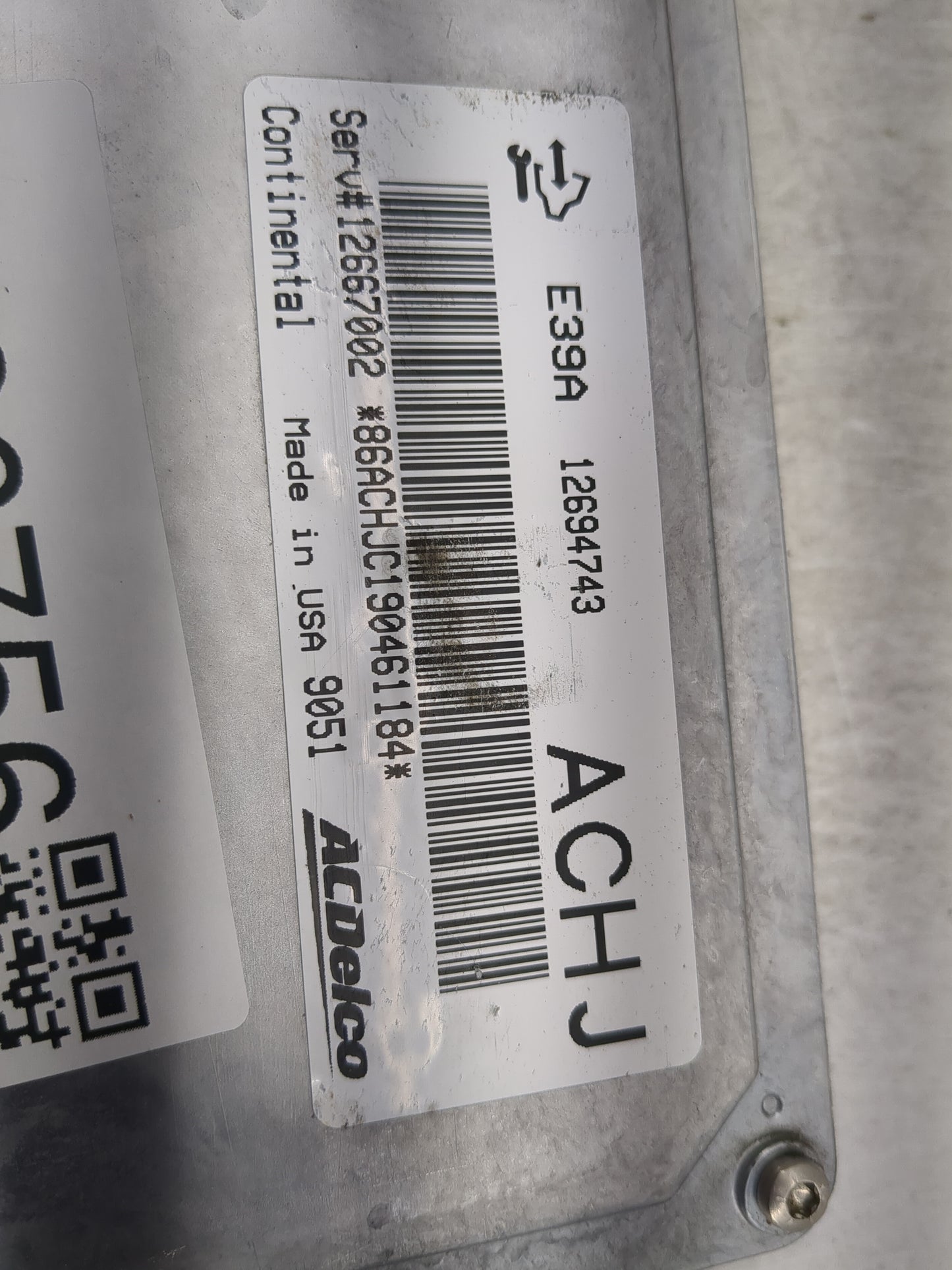 2017-2020 Chevrolet Impala PCM Engine Control Computer ECU ECM PCU OEM P/N:12667002 12694743, ACHJ Fits Fits 2017 2018 2019