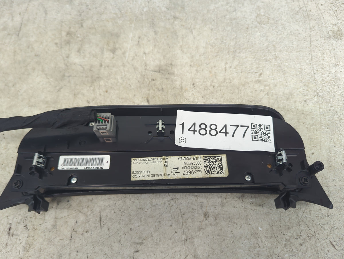 2019 Chevrolet Impala Climate Control Module Temperature AC/Heater Replacement P/N:SD10724413 QFGM207B, 84429667 Fits OEM Us
