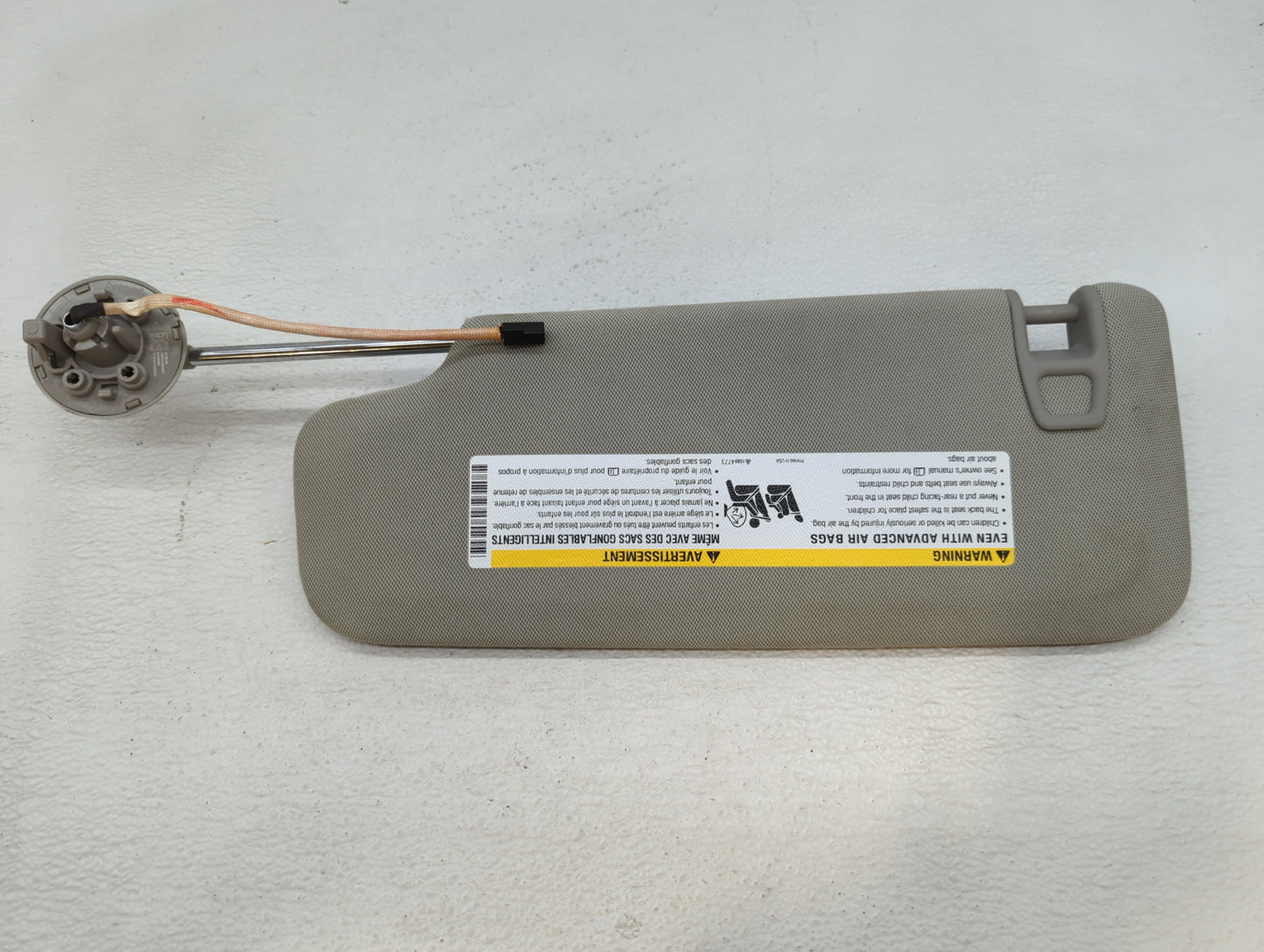 2014-2020 Chevrolet Impala Sun Visor Shade Replacement Passenger Right Mirror Fits Fits 2014 2015 2016 2017 2018 2019 2020 O