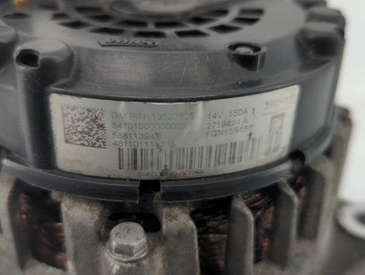 2017-2020 Chevrolet Impala Alternator Replacement Generator Charging Assembly Engine OEM P/N:13520825 Fits OEM Used Auto Parts