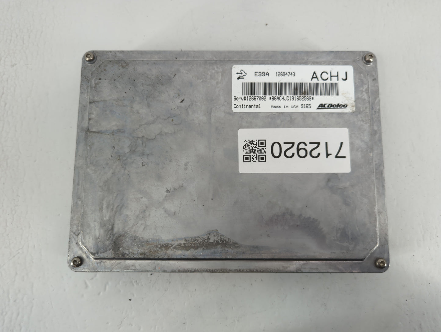 2017-2020 Chevrolet Impala PCM Engine Control Computer ECU ECM PCU OEM P/N:12694743 12667002 Fits Fits 2017 2018 2019 2020 O