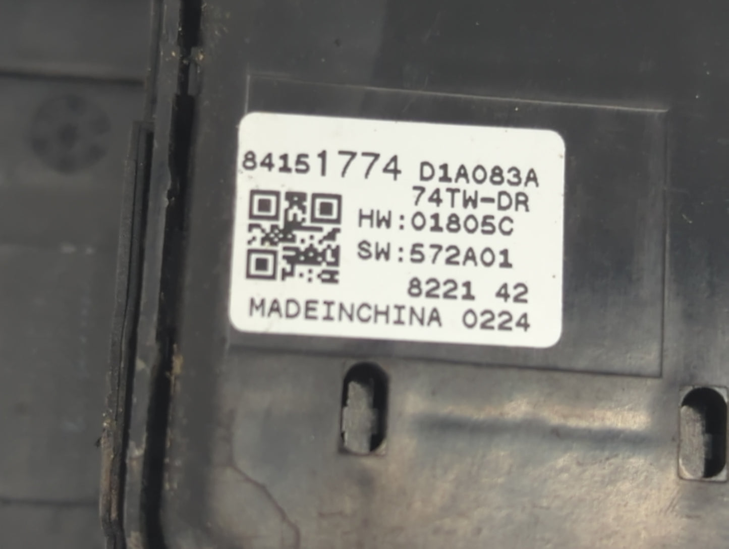 2016-2021 Chevrolet Malibu Master Power Window Switch Replacement Driver Side Left Fits Fits 2016 2017 2018 2019 2020 2021 2