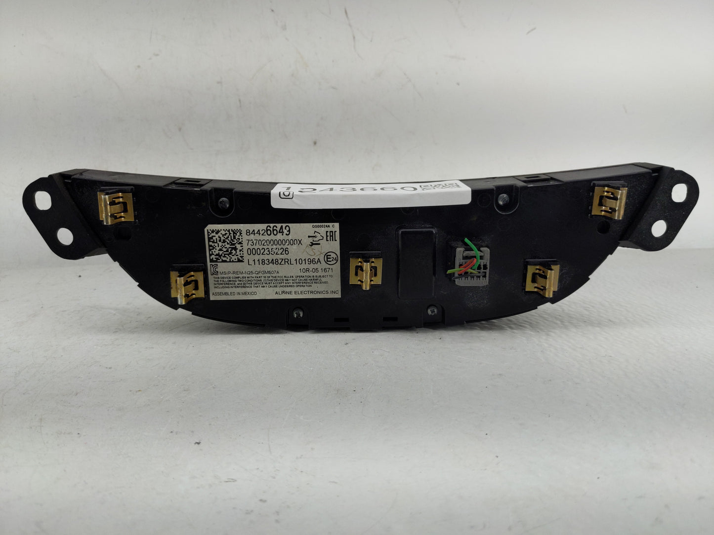 2018-2021 Chevrolet Malibu Climate Control Module Temperature AC/Heater Replacement P/N:84426649 Fits Fits 2018 2019 2020 20