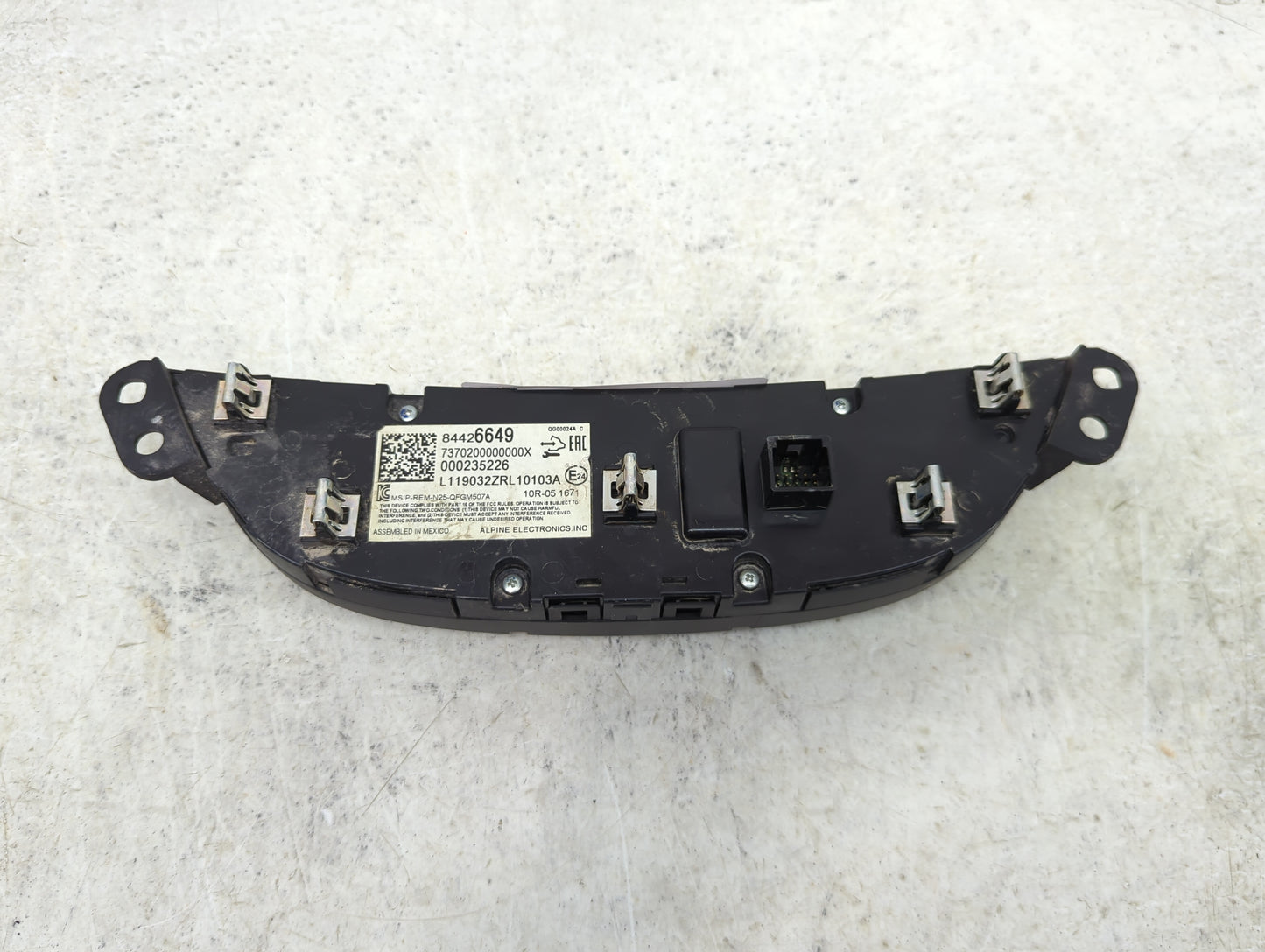 2018-2021 Chevrolet Malibu Climate Control Module Temperature AC/Heater Replacement P/N:84426649 7370200000000X Fits OEM Use