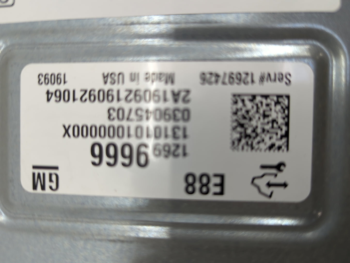 2018-2019 Chevrolet Malibu PCM Engine Control Computer ECU ECM PCU OEM P/N:12699666 12697426 Fits Fits 2018 2019 OEM Used Au