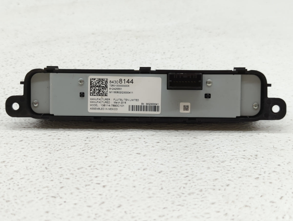 2019-2021 Chevrolet Malibu Am Fm Cd Player Radio Receiver 521706 - Oemusedautoparts1.com