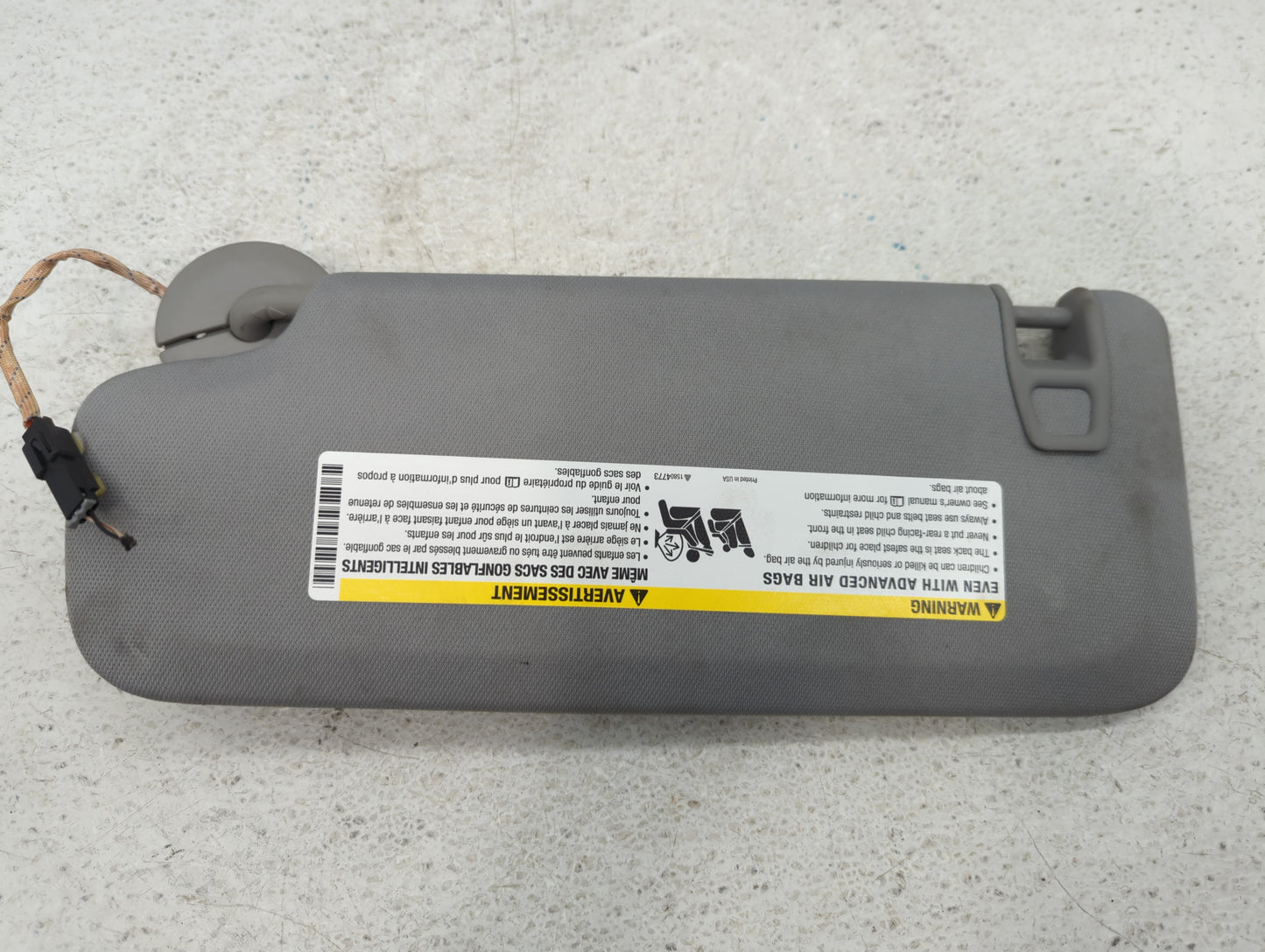 2016-2021 Chevrolet Malibu Sun Visor Shade Replacement Passenger Right Mirror Fits Fits 2016 2017 2018 2019 2020 2021 OEM Us