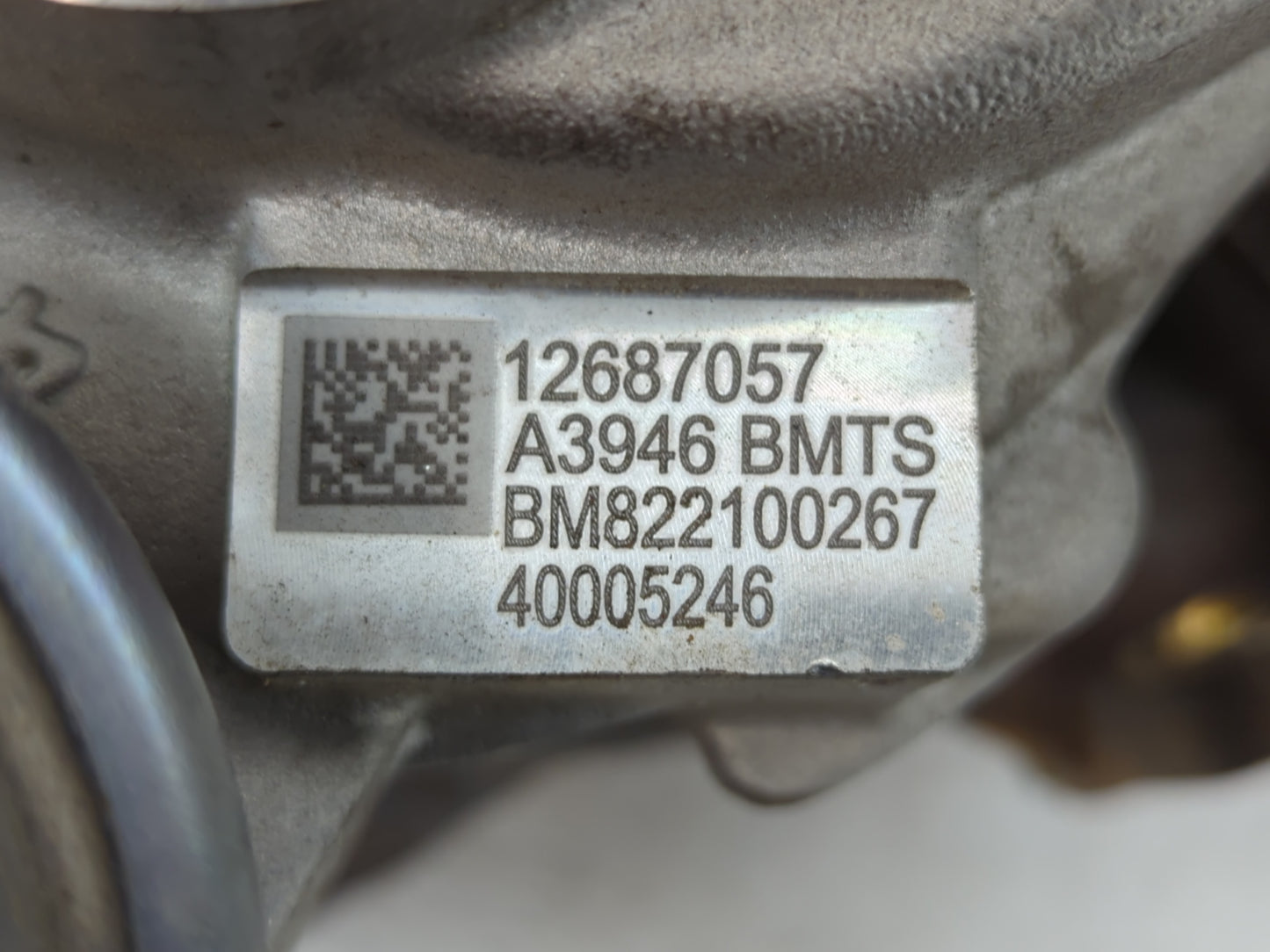 2016 Malibu Turbocharger Turbo Charger Super Charger Supercharger - Oemusedautoparts1.com