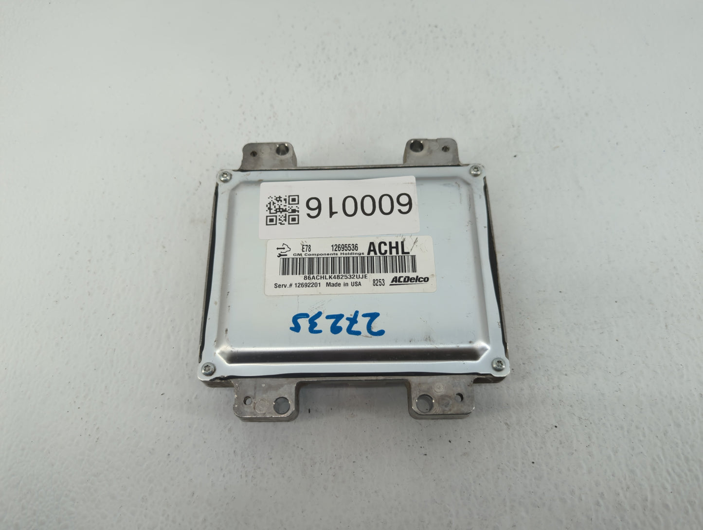 2017-2019 Chevrolet Sonic PCM Engine Control Computer ECU ECM PCU OEM P/N:12695536 Fits Fits 2017 2018 2019 2020 2021 OEM Us