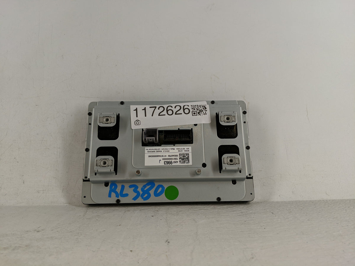 2019-2022 Chevrolet Spark Information Radio Display Screen - Oemusedautoparts1.com