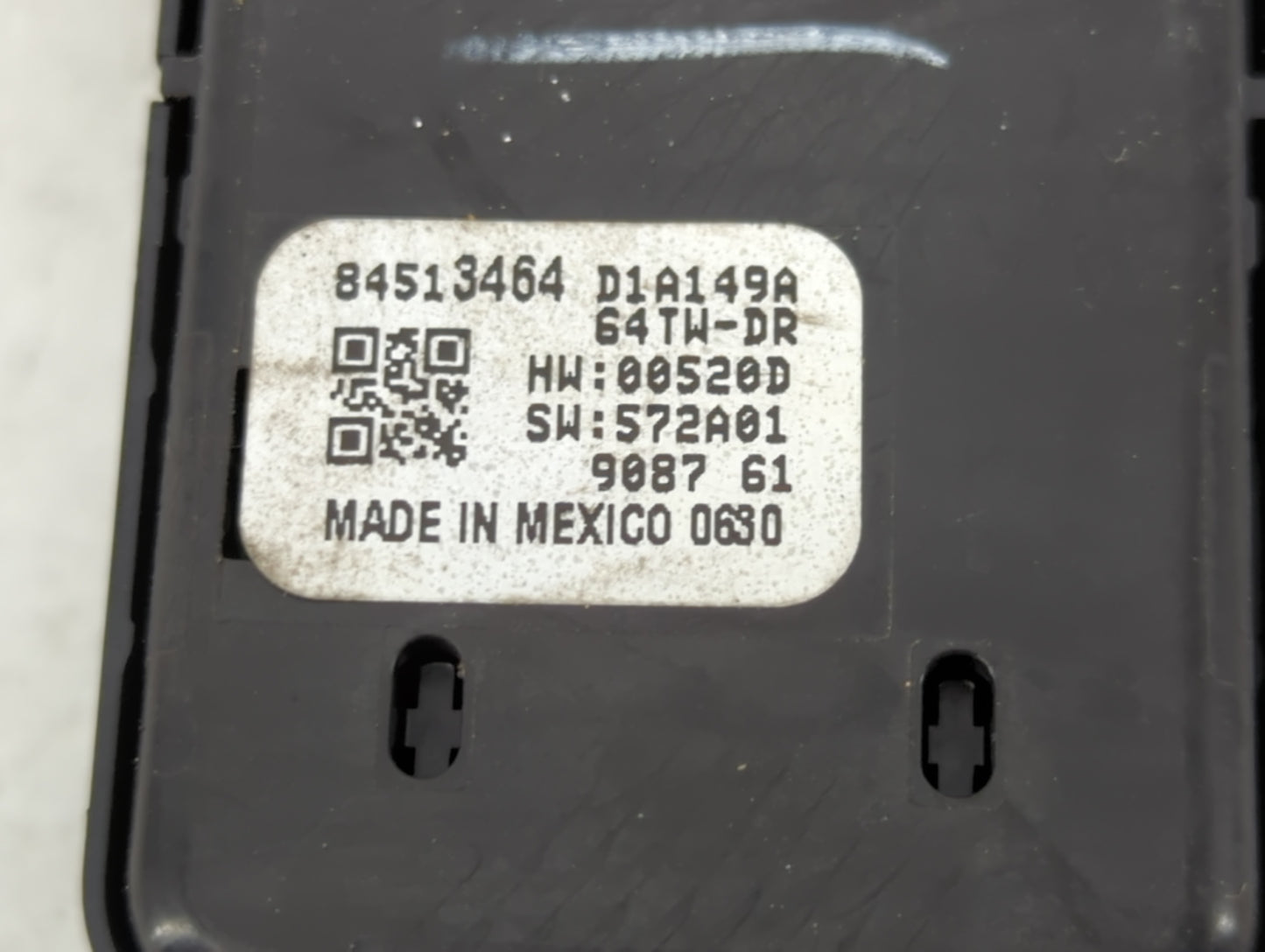 2018-2022 Chevrolet Traverse Master Power Window Switch Replacement Driver Side Left P/N:84513464 84512890 Fits OEM Used Aut