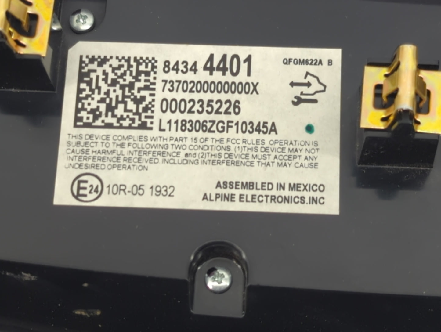 2018-2022 Chevrolet Traverse Climate Control Module Temperature AC/Heater Replacement P/N:84344401 7370200000000X Fits OEM U