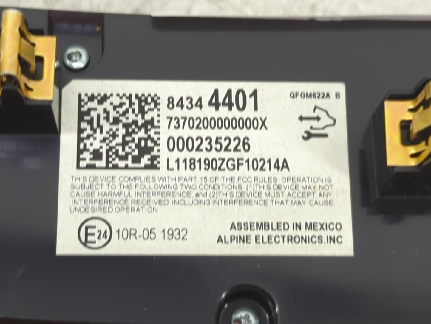 2018-2022 Chevrolet Traverse Climate Control Module Temperature AC/Heater Replacement P/N:84344401 7370200000000X Fits OEM U
