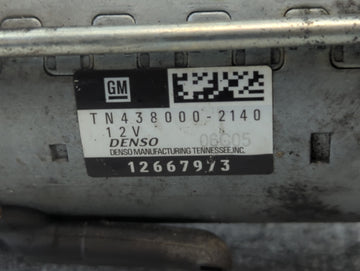 2018-2022 Chevrolet Traverse Car Starter Motor Solenoid OEM P/N:TN438000-2140 12667973 Fits OEM Used Auto Parts