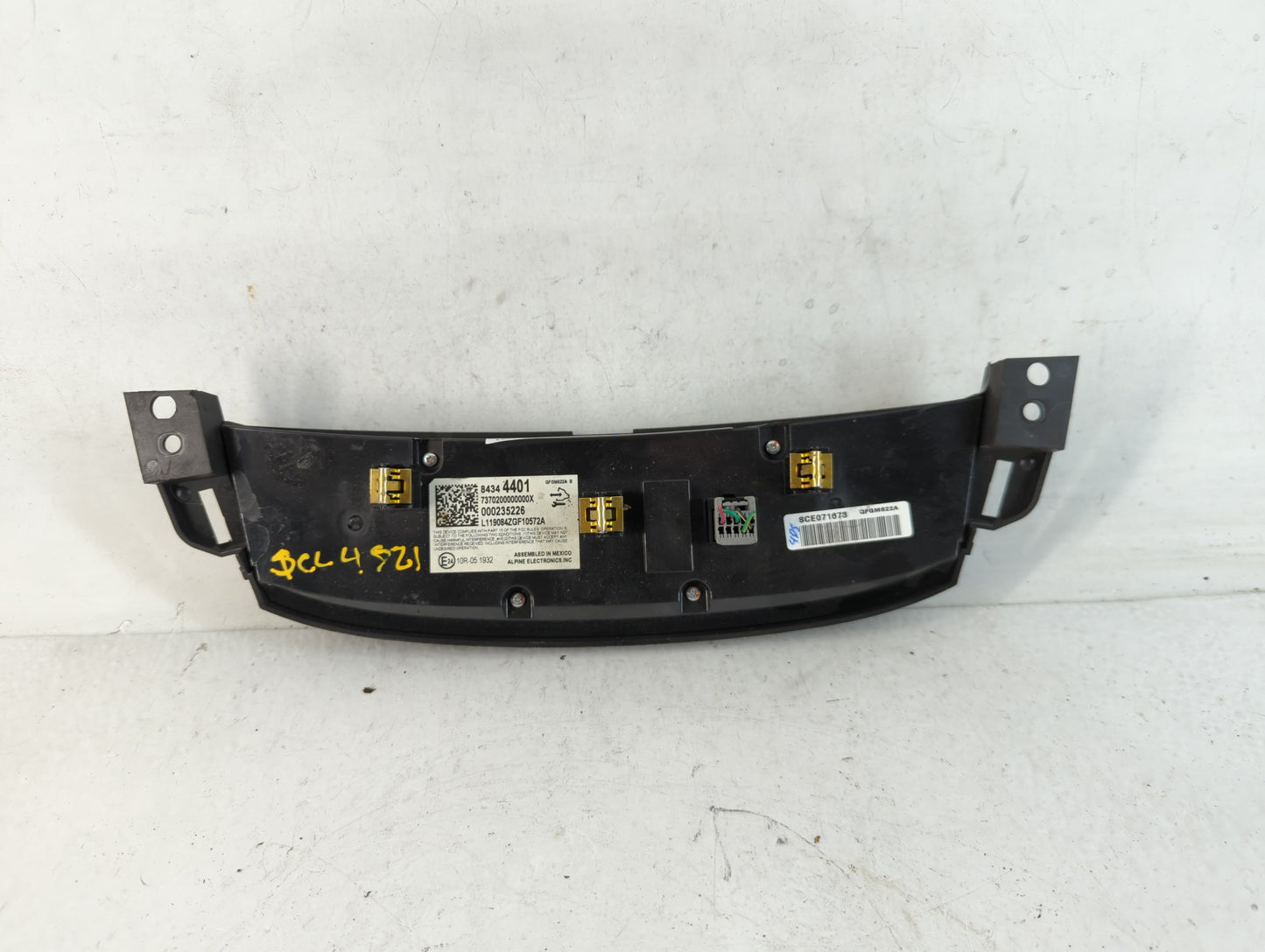 2018-2022 Chevrolet Traverse Climate Control Module Temperature AC/Heater Replacement P/N:84344401 Fits OEM Used Auto Parts