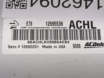 2017-2021 Chevrolet Trax PCM Engine Control Computer ECU ECM PCU OEM P/N:12695536 Fits Fits 2017 2018 2019 2020 2021 OEM Used Auto Parts