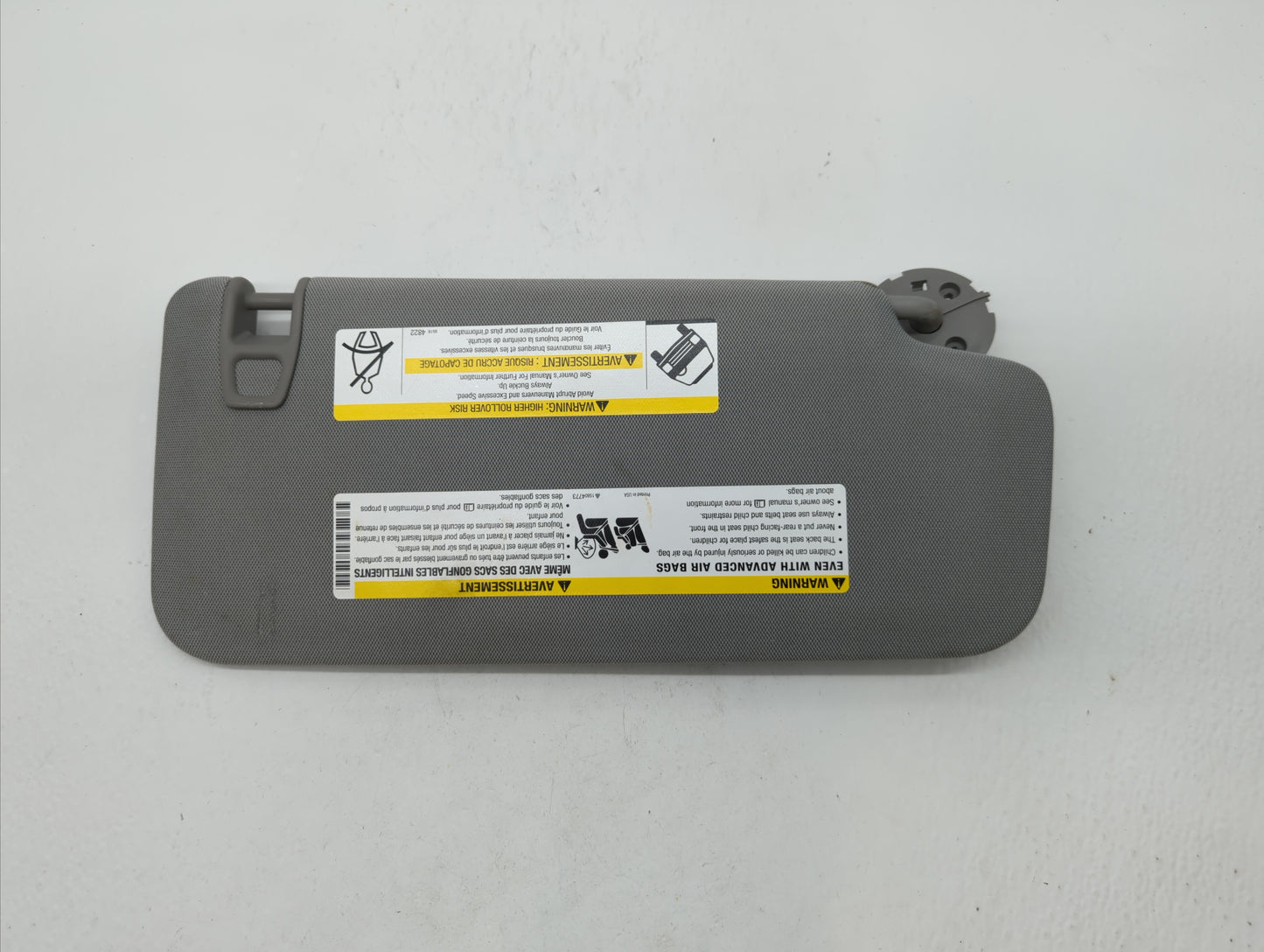 2017-2018 Chevrolet Trax Sun Visor Shade Replacement Driver Left Mirror Fits Fits 2017 2018 OEM Used Auto Parts - Oemusedaut