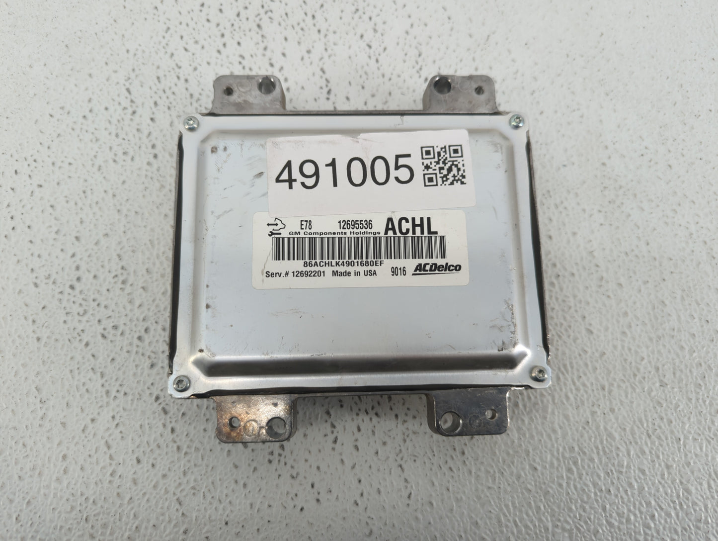 2017-2021 Chevrolet Trax PCM Engine Control Computer ECU ECM PCU OEM P/N:12692201 12695536 Fits Fits 2017 2018 2019 2020 202
