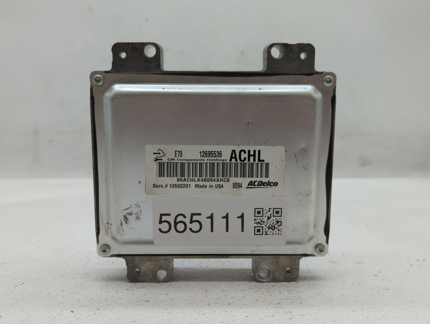 2017-2021 Chevrolet Trax PCM Engine Control Computer ECU ECM PCU OEM P/N:12695536 Fits Fits 2017 2018 2019 2020 2021 OEM Use