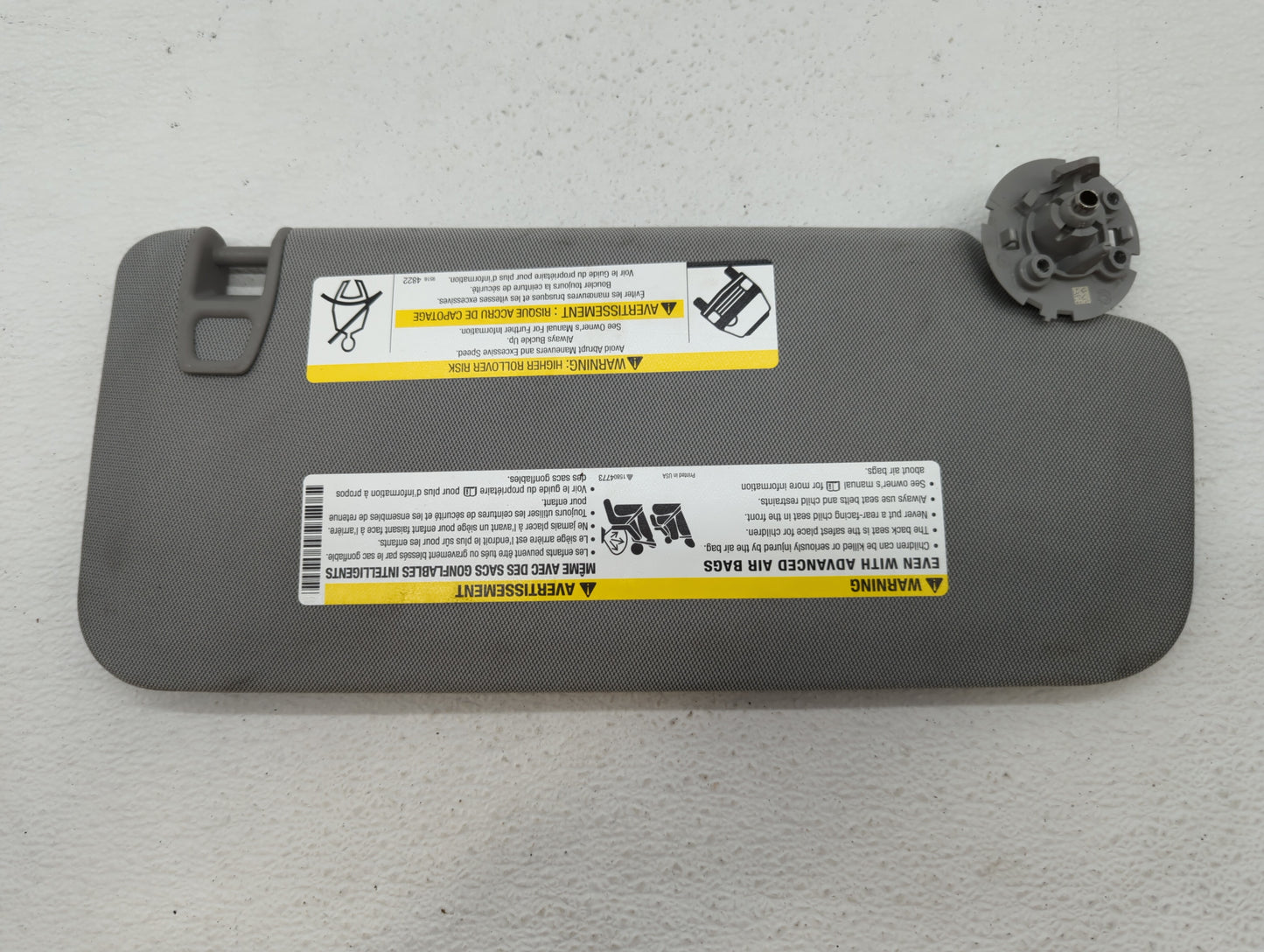 2017-2021 Chevrolet Trax Sun Visor Shade Replacement Passenger Right Mirror Fits Fits 2017 2018 2019 2020 2021 OEM Used Auto