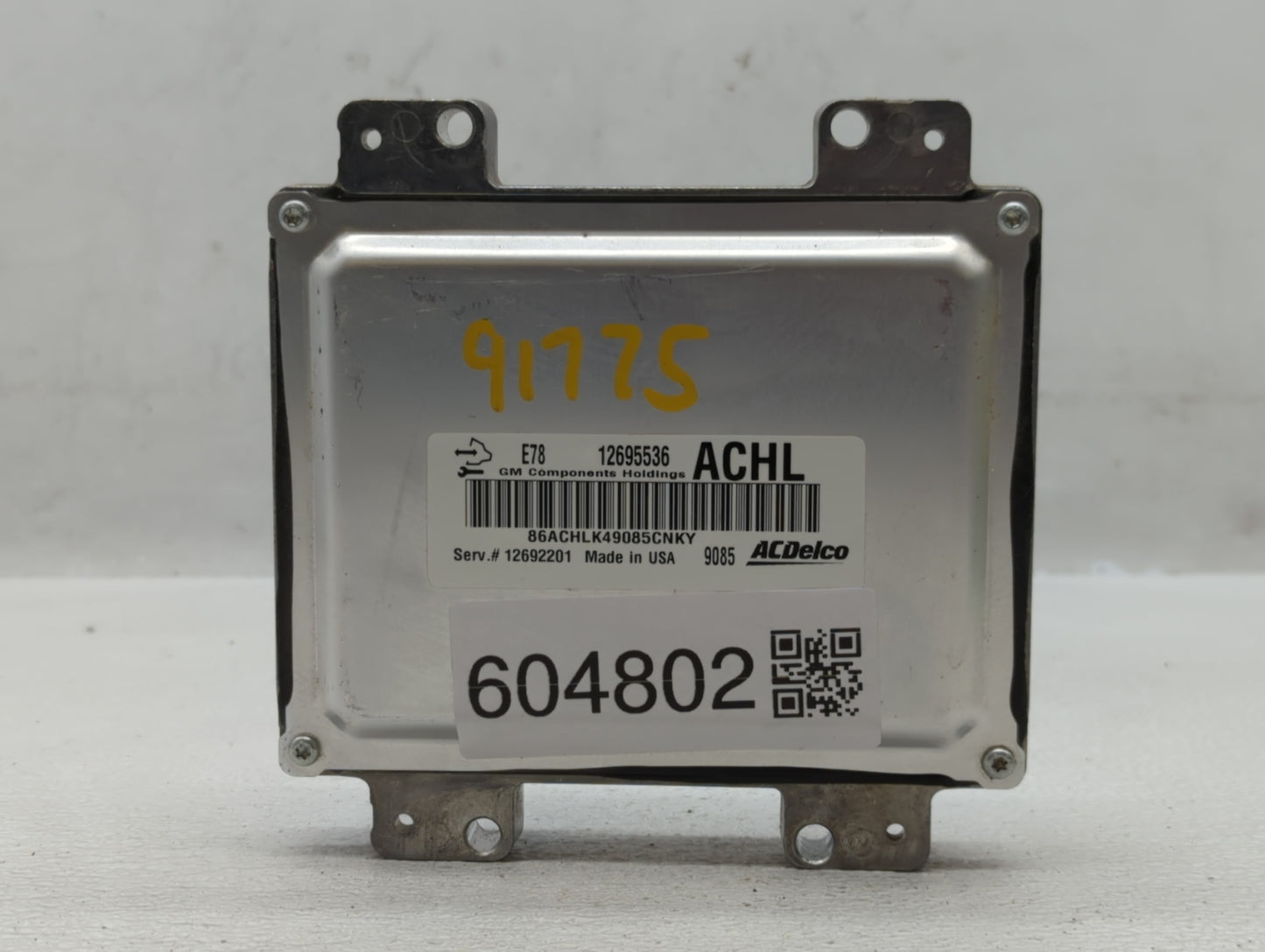 2017-2021 Chevrolet Trax PCM Engine Control Computer ECU ECM PCU OEM P/N:12695536 12692201 Fits Fits 2017 2018 2019 2020 202