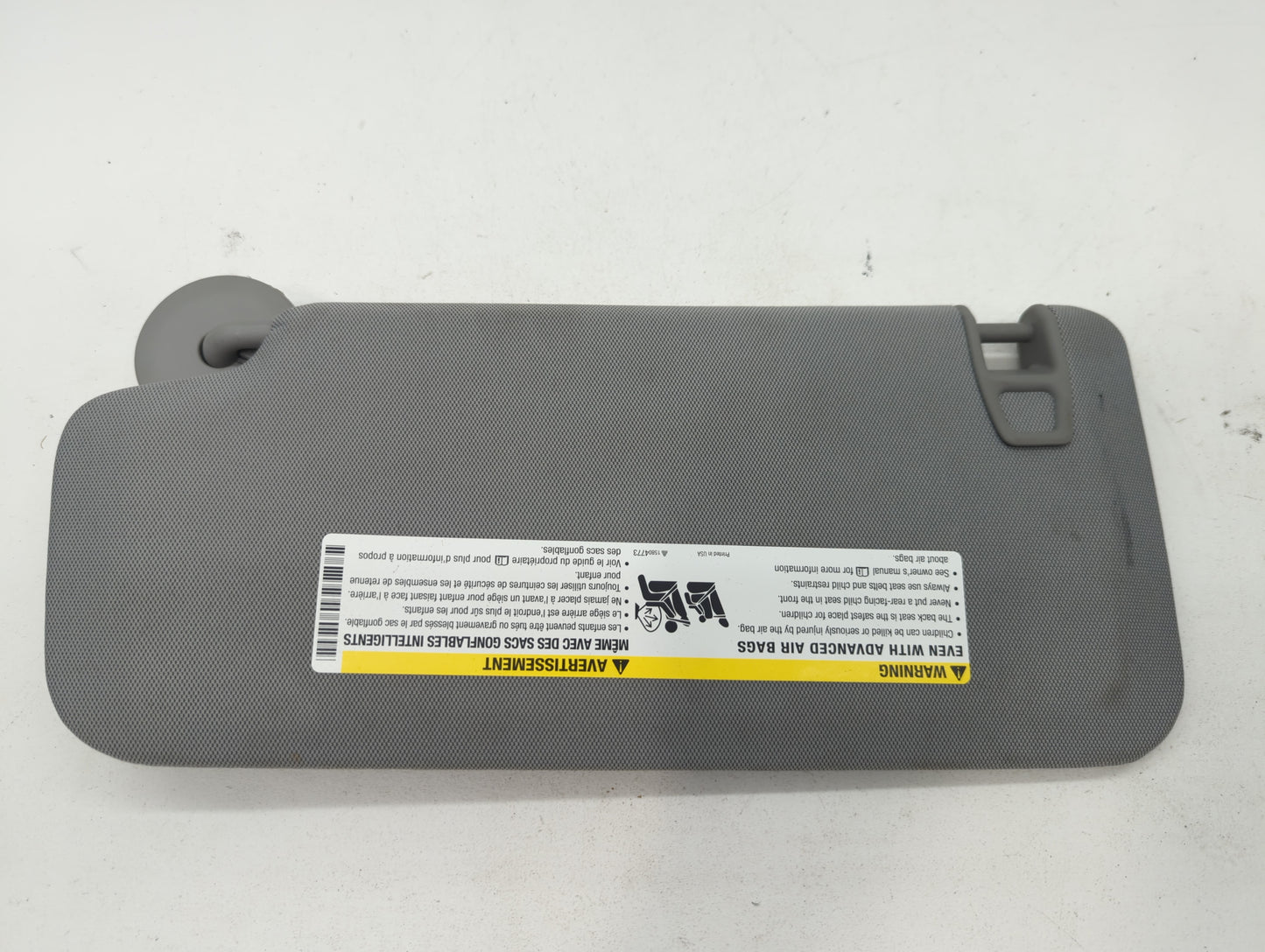 2017-2020 Chevrolet Trax Sun Visor Shade Replacement Passenger Right Mirror Fits Fits 2017 2018 2019 2020 OEM Used Auto Part